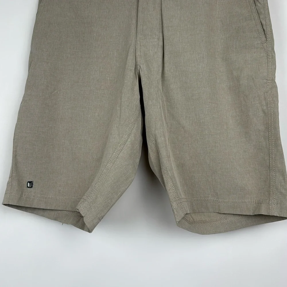 Linksoul Golf Shorts Men’s Khaki Performance Stretch Fabric Size 30